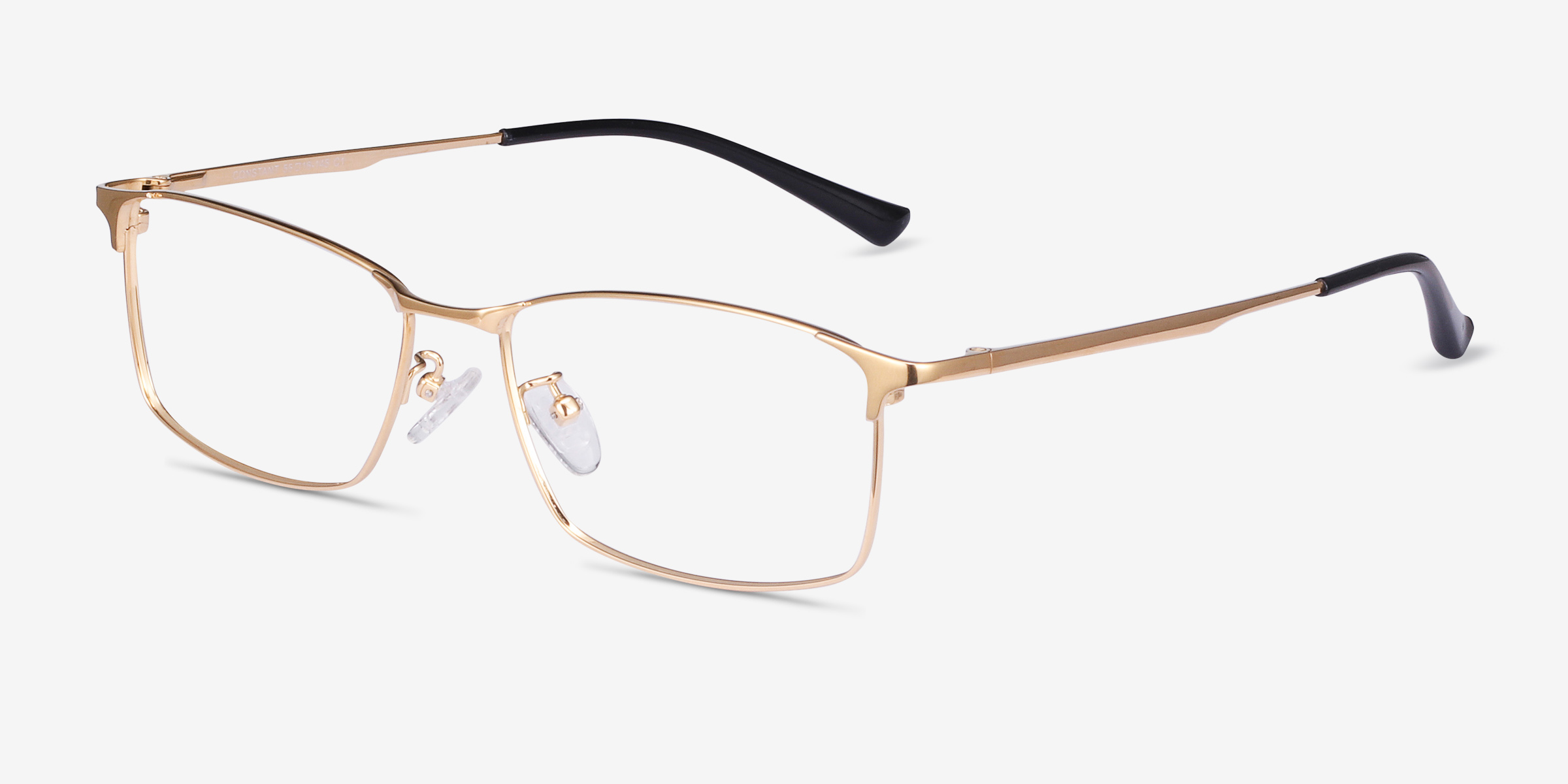 Constant Rectangle Gold Glasses For Men Eyebuydirect