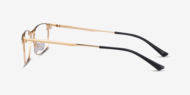 Constant Doré TitaniumMontures de lunettes de vue d'EyeBuyDirect, Vue de Côté