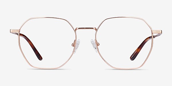 Comet Rose Gold Titanium Eyeglass Frames