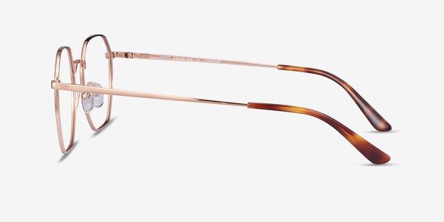 Comet Or rose TitaniumMontures de lunettes de vue d'EyeBuyDirect, Vue de Côté