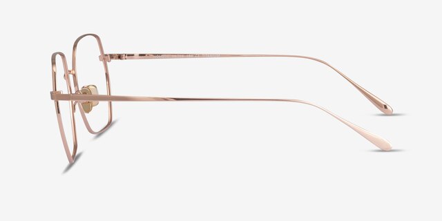 Holistic Or rose TitaniumMontures de lunettes de vue d'EyeBuyDirect, Vue de Côté