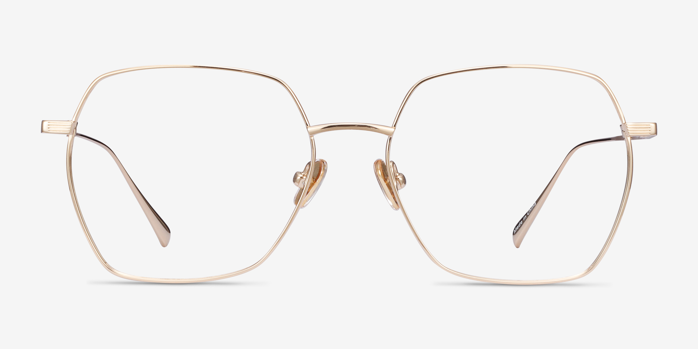 Holistic Visage carré Doré Monture de vue Eyebuydirect Canada Holistic Visage carré Doré Monture de vue Eyebuydirect Canada