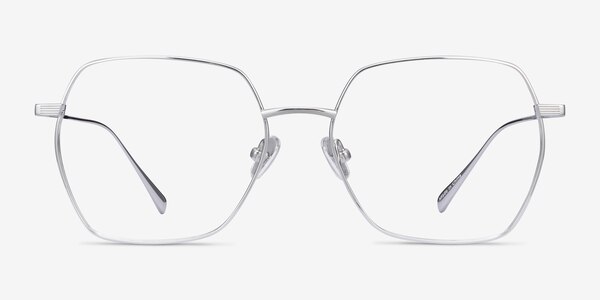 Holistic Silver Titanium Eyeglass Frames
