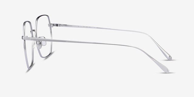 Holistic Silver TitaniumEyeglass Frames from EyeBuyDirect, Side View
