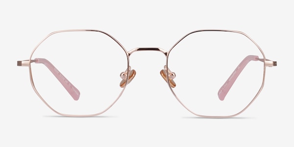 Cecily Or rose Titane Montures de lunettes de vue
