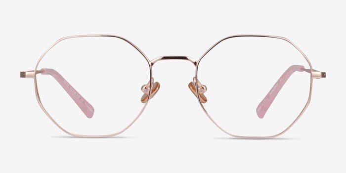 Cecily Or rose Titanium Montures de lunettes de vue d'EyeBuyDirect