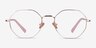 Cecily Rose Gold TitaniumEyeglass Frames from EyeBuyDirect, Front View