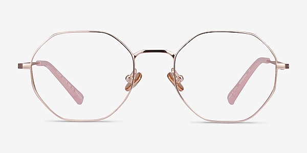 Cecily Or rose Titane Montures de lunettes de vue