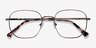Dante Bronze TitaniumEyeglass Frames from EyeBuyDirect, Closed View