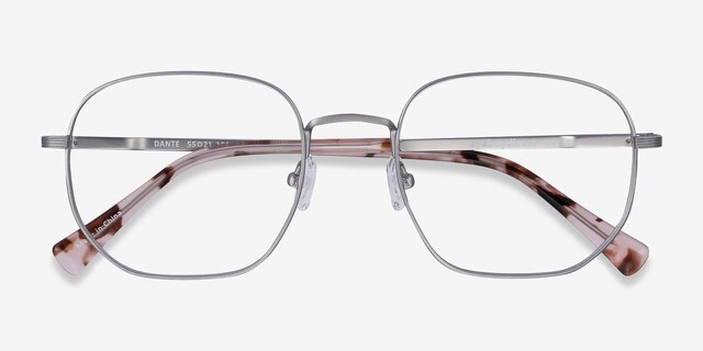 Dante Gunmetal TitaniumEyeglass Frames from EyeBuyDirect, Closed View