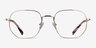 Dante Gold TitaniumEyeglass Frames from EyeBuyDirect, Front View