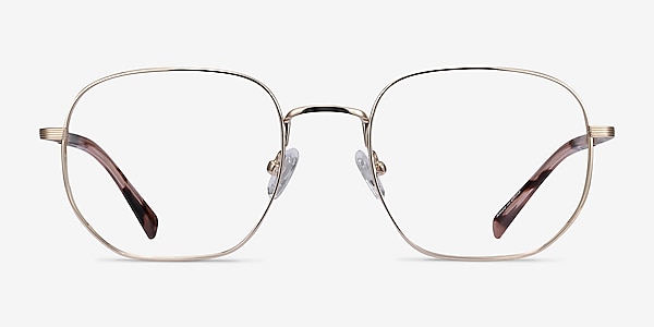 Dante Gold Titanium Eyeglass Frames