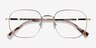 Dante Gold TitaniumEyeglass Frames from EyeBuyDirect, Closed View