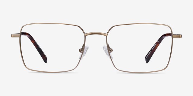Apex Bronze TitaniumEyeglass Frames from EyeBuyDirect, Front View