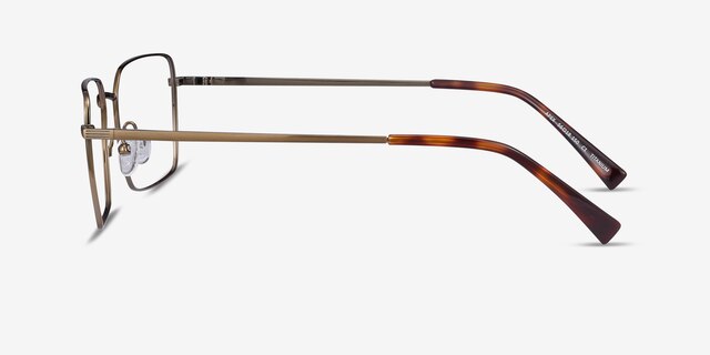 Apex Bronze TitaniumEyeglass Frames from EyeBuyDirect, Side View