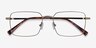Apex Bronze TitaniumEyeglass Frames from EyeBuyDirect, Closed View