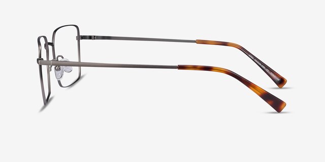 Apex Gunmetal TitaniumMontures de lunettes de vue d'EyeBuyDirect, Vue de Côté