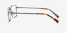 Apex Gunmetal TitaniumMontures de lunettes de vue d'EyeBuyDirect, Vue de Côté
