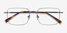 Apex Gunmetal TitaniumMontures de lunettes de vue d'EyeBuyDirect, Vue Rapprochée