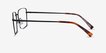 Apex Black TitaniumEyeglass Frames from EyeBuyDirect, Side View