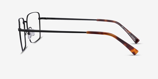 Apex Black TitaniumEyeglass Frames from EyeBuyDirect, Side View