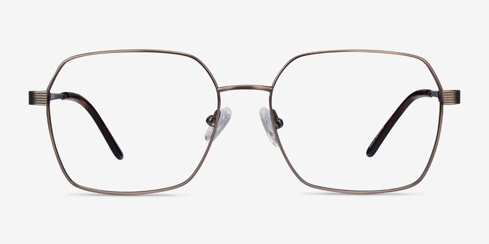 East Bronze Titanium Montures de lunettes de vue d'EyeBuyDirect