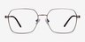 East Bronze TitaniumMontures de lunettes de vue d'EyeBuyDirect, Vue de Face