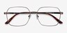 East Bronze TitaniumMontures de lunettes de vue d'EyeBuyDirect, Vue Rapprochée