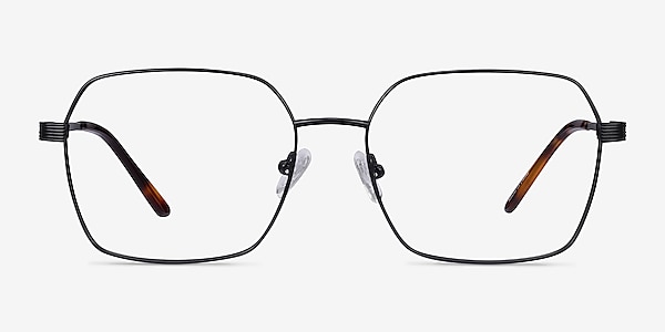 East Black Titanium Eyeglass Frames