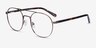 Gordon Bronze AcetateEyeglass Frames from EyeBuyDirect, Angle View