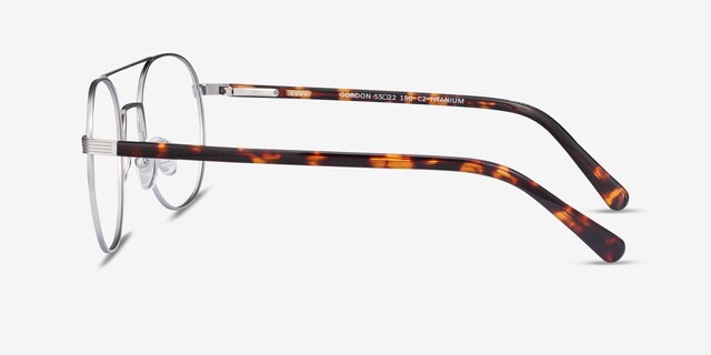 Gordon Silver AcetateEyeglass Frames from EyeBuyDirect, Side View