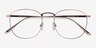 Arbor Rose Gold TitaniumEyeglass Frames from EyeBuyDirect, Closed View