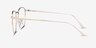 Arbor Doré TitaniumMontures de lunettes de vue d'EyeBuyDirect, Vue de Côté