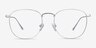 Arbor Silver TitaniumEyeglass Frames from EyeBuyDirect, Front View