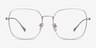 Meteor Gunmetal TitaniumEyeglass Frames from EyeBuyDirect, Front View