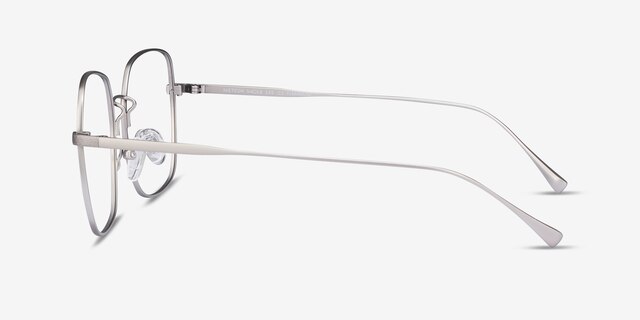 Meteor Gunmetal TitaniumEyeglass Frames from EyeBuyDirect, Side View