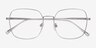 Meteor Gunmetal TitaniumEyeglass Frames from EyeBuyDirect, Closed View