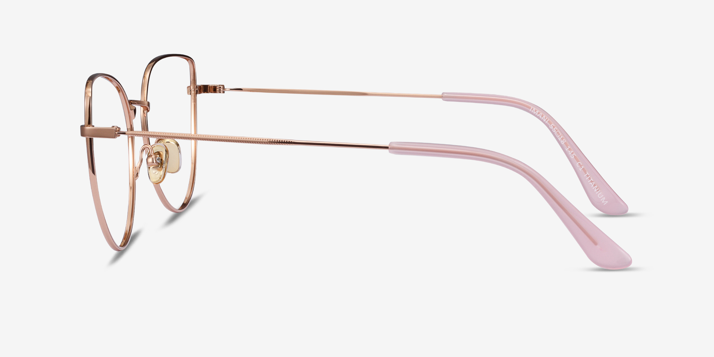 Imani Cat Eye Rose Gold Glasses for Women | Eyebuydirect Canada