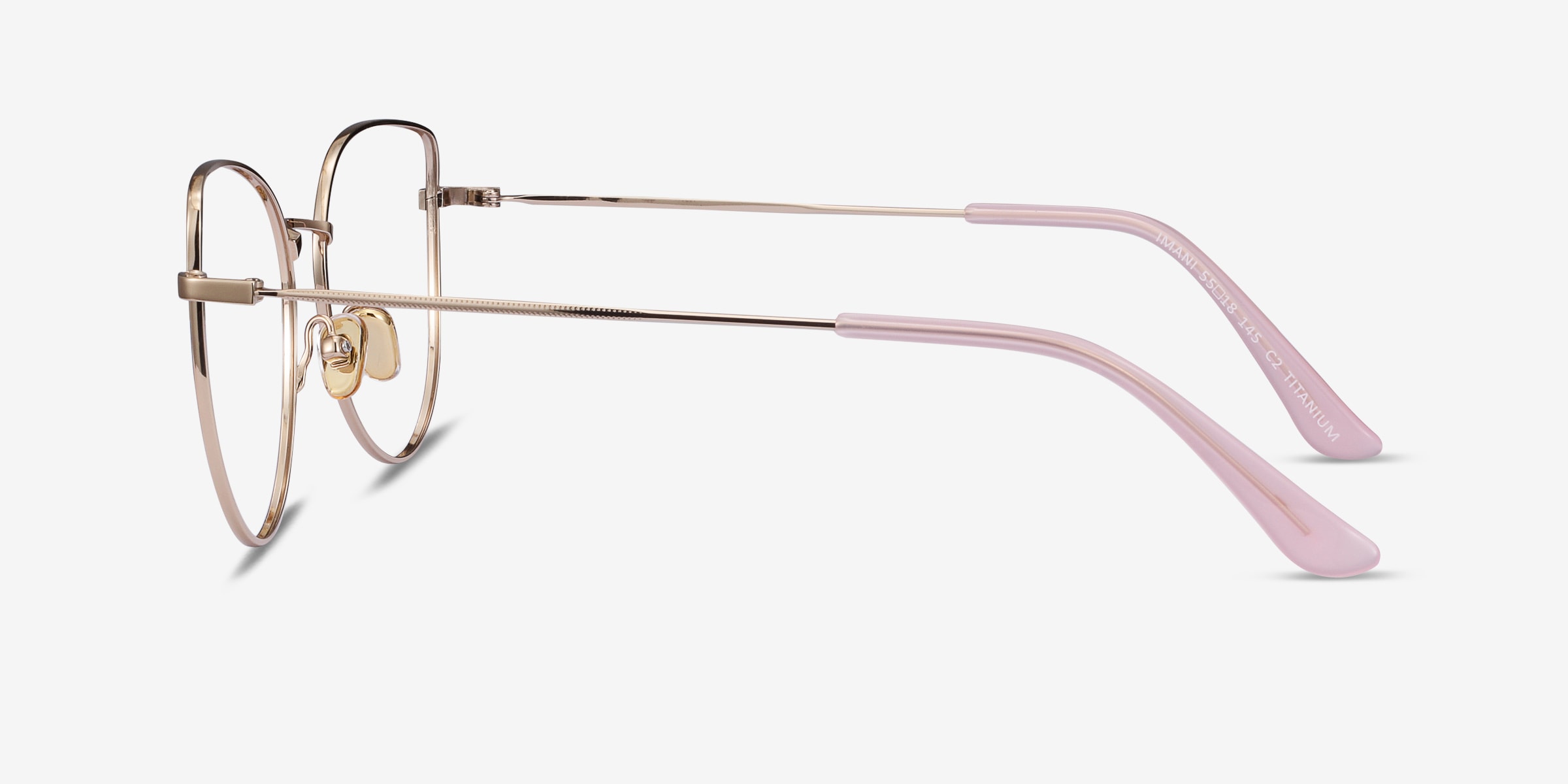Imani Cat Eye Gold Glasses for Women | Eyebuydirect