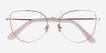 Imani Gold TitaniumEyeglass Frames from EyeBuyDirect, Closed View