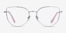 Imani Silver TitaniumEyeglass Frames from EyeBuyDirect, Front View