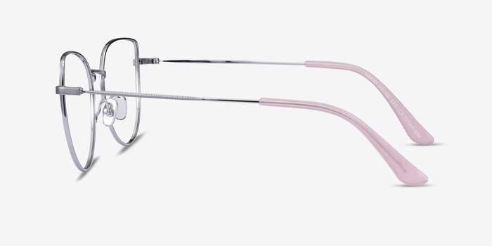 Imani Argenté Titanium Montures de lunettes de vue d'EyeBuyDirect