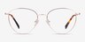 Lila Rose Gold TitaniumEyeglass Frames from EyeBuyDirect, Front View
