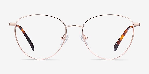 Lila Rose Gold Titanium Eyeglass Frames