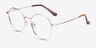 Julia Or rose TitaniumMontures de lunettes de vue d'EyeBuyDirect, Vue d'Angle