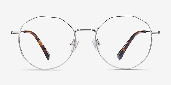 Julia Silver Titanium Eyeglass Frames