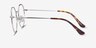 Julia Silver TitaniumEyeglass Frames from EyeBuyDirect, Side View