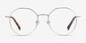 Julia Gold TitaniumEyeglass Frames from EyeBuyDirect, Front View