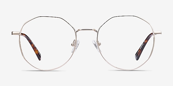 Julia Gold Titanium Eyeglass Frames