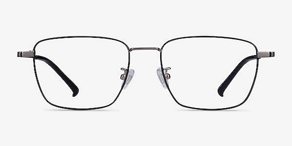 Lorem Black Gunmetal Titanium Eyeglass Frames